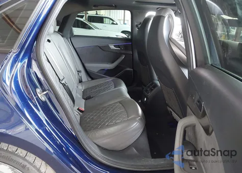 2018 Audi S4 3.0T Premium Plus z USA, uszkodzony, nr VIN WAUC4AF42JA217141